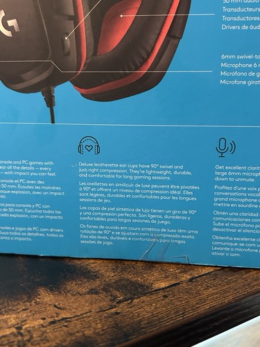 Logitech G332 Stereo Headset Noise Cancelling Microphone Gaming Home Office - 第 7/8 張圖片