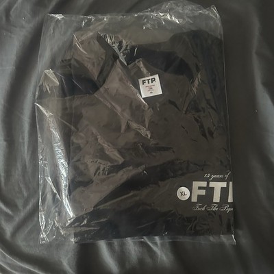 トップス FTP 15 YEAR ANNIVERSARY TEE BLACK XL FTP 15 Year Anniversary Logo Tee Black XLarge IN HAND READY
