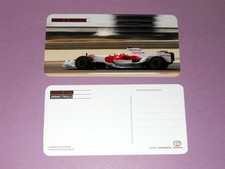 TOYOTA F1 Team saison 2008 formule 1 - lot 3 cartes TF108 - no signed card