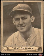 1940 Play Ball #194 Sam Chapman Athletics 1.5 - FAIR