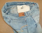 Women's AMERICAN EAGLE Stretch Distressed Super Low Rise Denim Jeans Jegging 8XL — photo 9