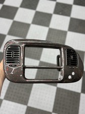1999-2004 Ford Svt Lightning F150 Surround Bezel Center Dash Panel Carbon Fiber