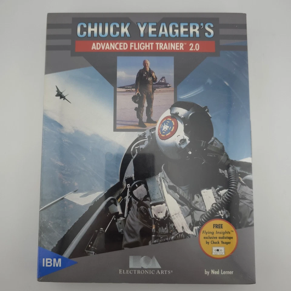 Chuck Yeager's Advanced Flight Trainer 2.0, 1989, Big Box, New & Sealed - Image 2 of 4