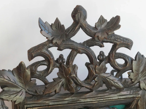 Antique Neo Renaissance Style Ornate Wooden Cabinet French Carved Apothecary - Picture 9 of 10