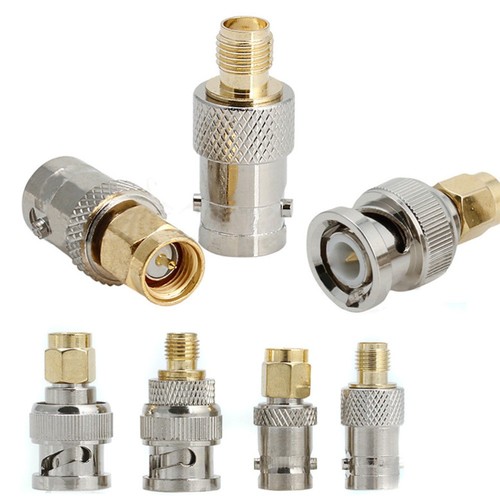 4 Pcs Adapter Sma Make to Female Coax Quick Connector SMA-J BNCQ9 Joint - Zdjęcie 4 z 11