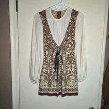 Vintage 1960s Boho Hippie YOUNG EDWARDIAN dress Size 7 Authentic! by Arpeja