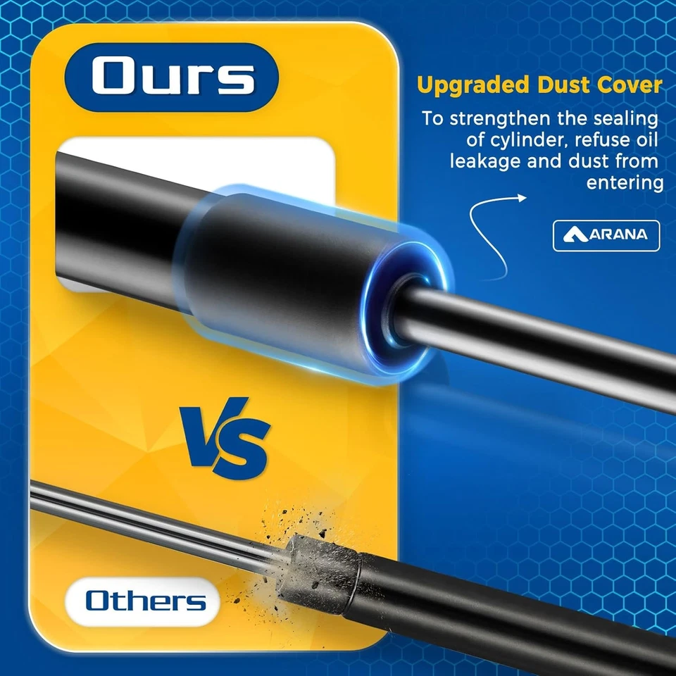 Puntales de puerta trasera ARANA para Subaru Crosstrek 2018-2023, repuesto de escotilla trasera Foto 4 de 4