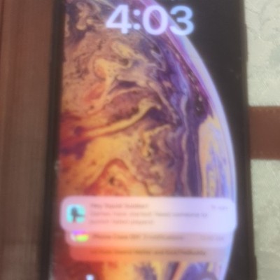 Apple iPhone XS Max 128GB Black iOS AT&T SIM Locked Single SIM Bar