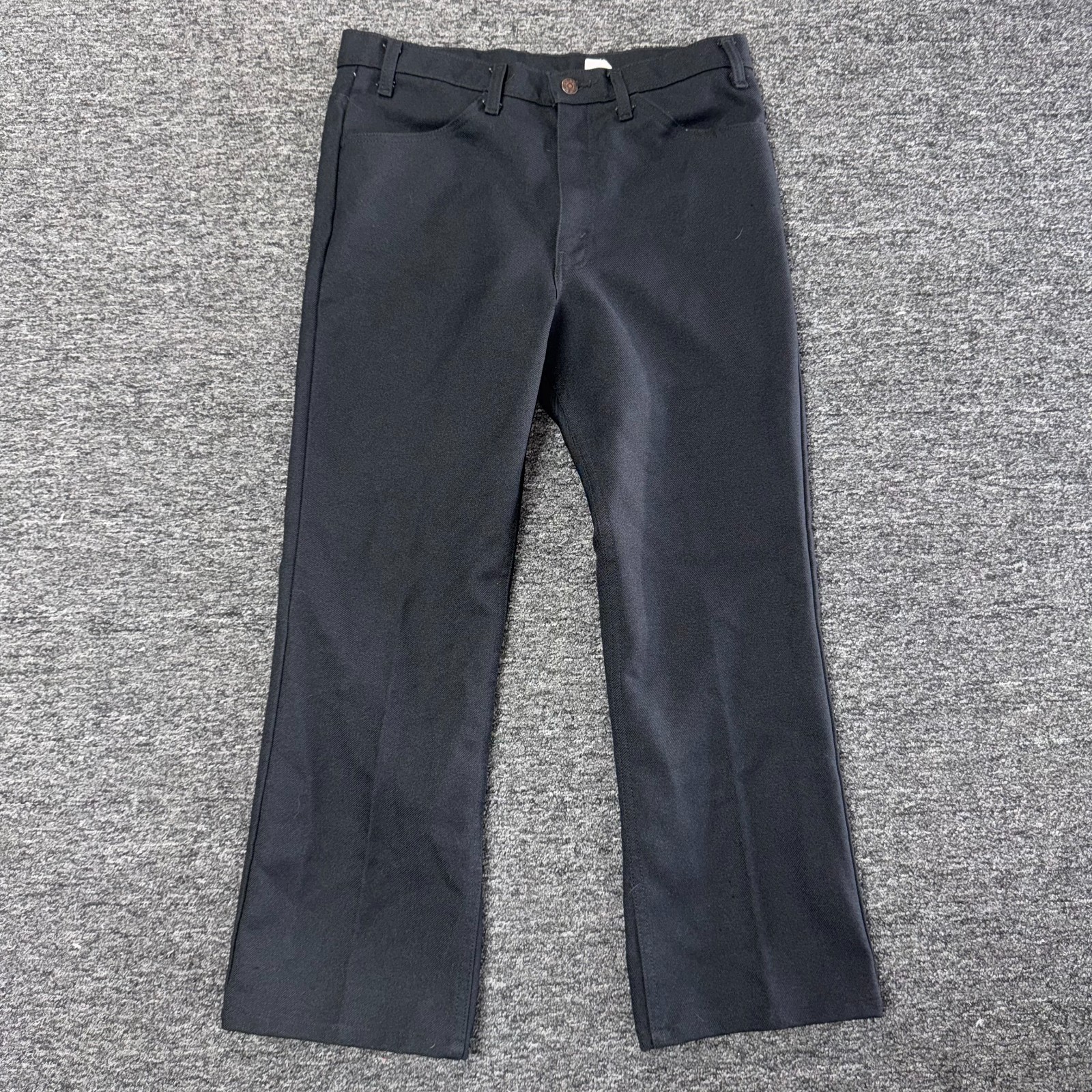 Vintage 80s Levis Levi Strauss Dress Slacks Pants Mens Sz 34x30 Black
