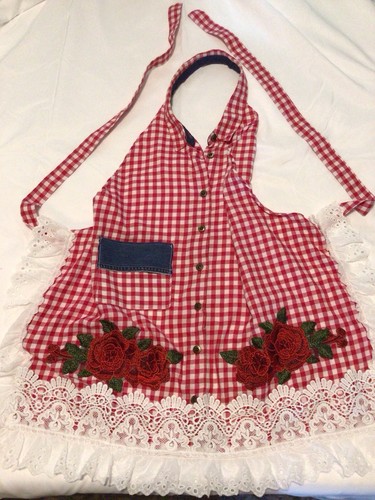 Repurposed Shirt As Apron
