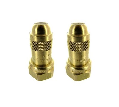 2 of TeeJet ConeJet Brass Adjustable Spray Tip 11/16'' Thread 0.37 GPM @ 40 PSI
