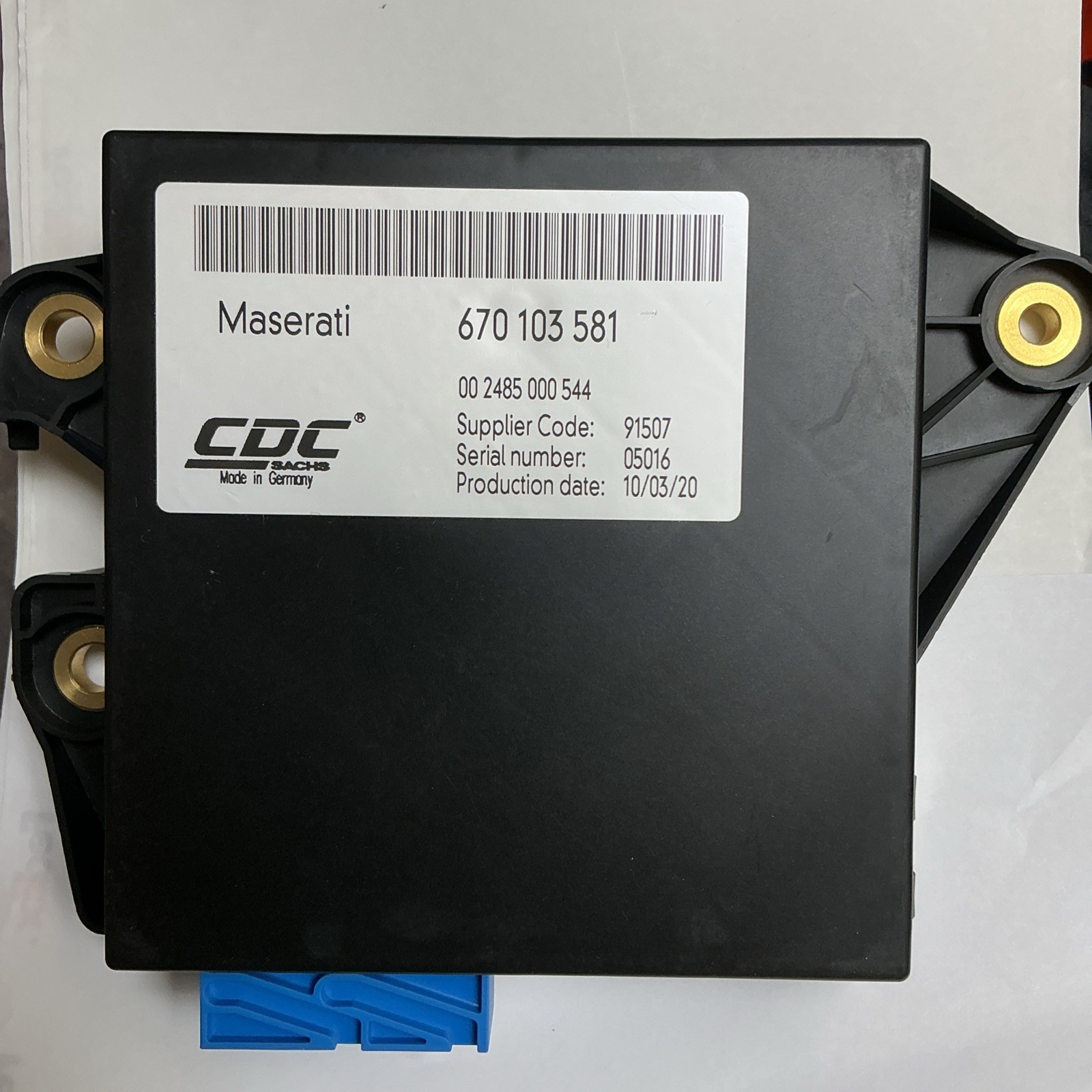 Maserati Ghibli ECM - Electronic Control Module Suspension Unit 670103581 OEM