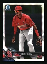 2018 Bowman Chrome Prospects Delvin Perez #BCP138 St. Louis Cardinals