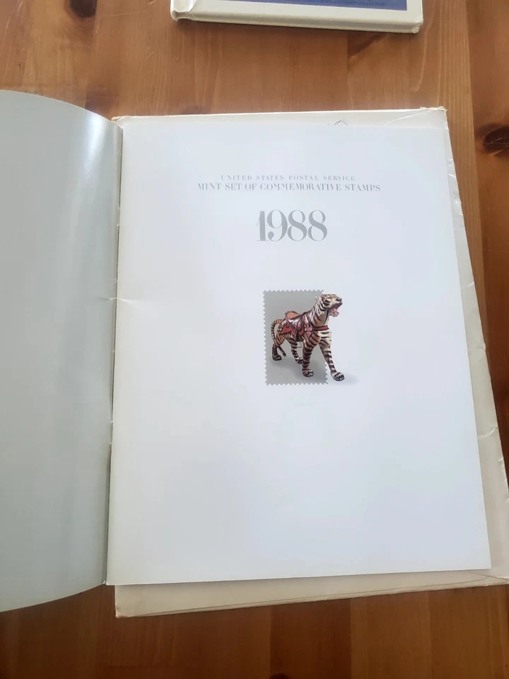 Vintage United States Postal Service 1988 Mint Set Of Commemorative Stamps Book - Image 2 of 4
