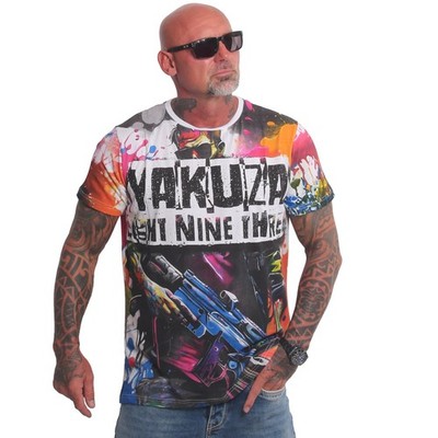 Neues Yakuza Herren Specialist Allover Regular T-Shirt - Bunt