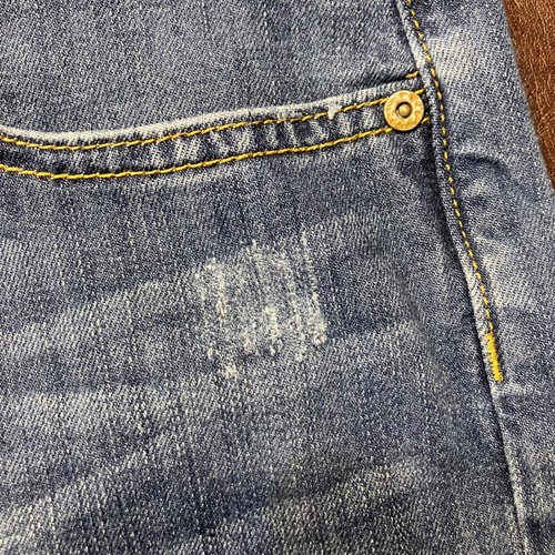 Pantalones Cortos de Jean Cabi Jeans Denim Dobladillo Deshilachado Azul Para Mujer Talla 6 Envejecidos - Imagen 6 de 13