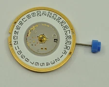 genuine ETA F06.111 3 hands quartz movement date at 3 955.112 replacement NOS