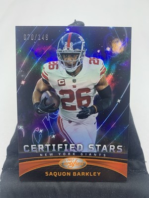 2023 Certified Stars Orange Holo Saquon Barkley /149 NY Giants Eagles SP Z12