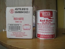 Red Kote Fuel Tank Liner Coat Sealer gas oil diesel (1) Gallon Motorcycles patch