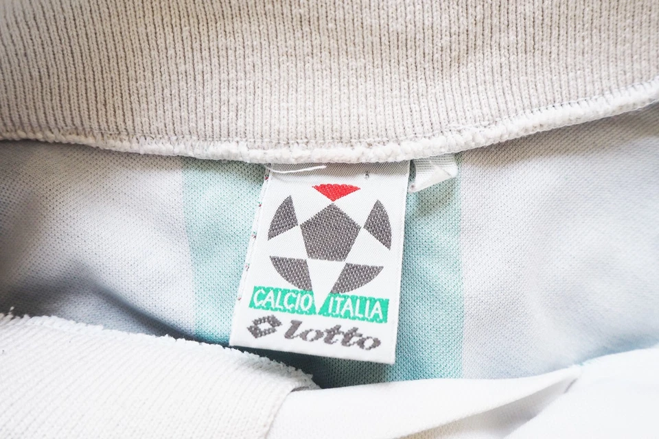 Camiseta vintage LOTTO Jersey manga larga talla XL gris verde años 90 fútbol Foto 3 de 4