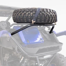 HMF Racing Spare Tire Rack Steel Carrier UTV Black Yamaha YXZ 1000R 2019+