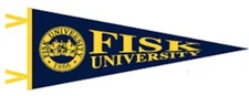 Fisk University Wool Felt Pennant - 9 x 24