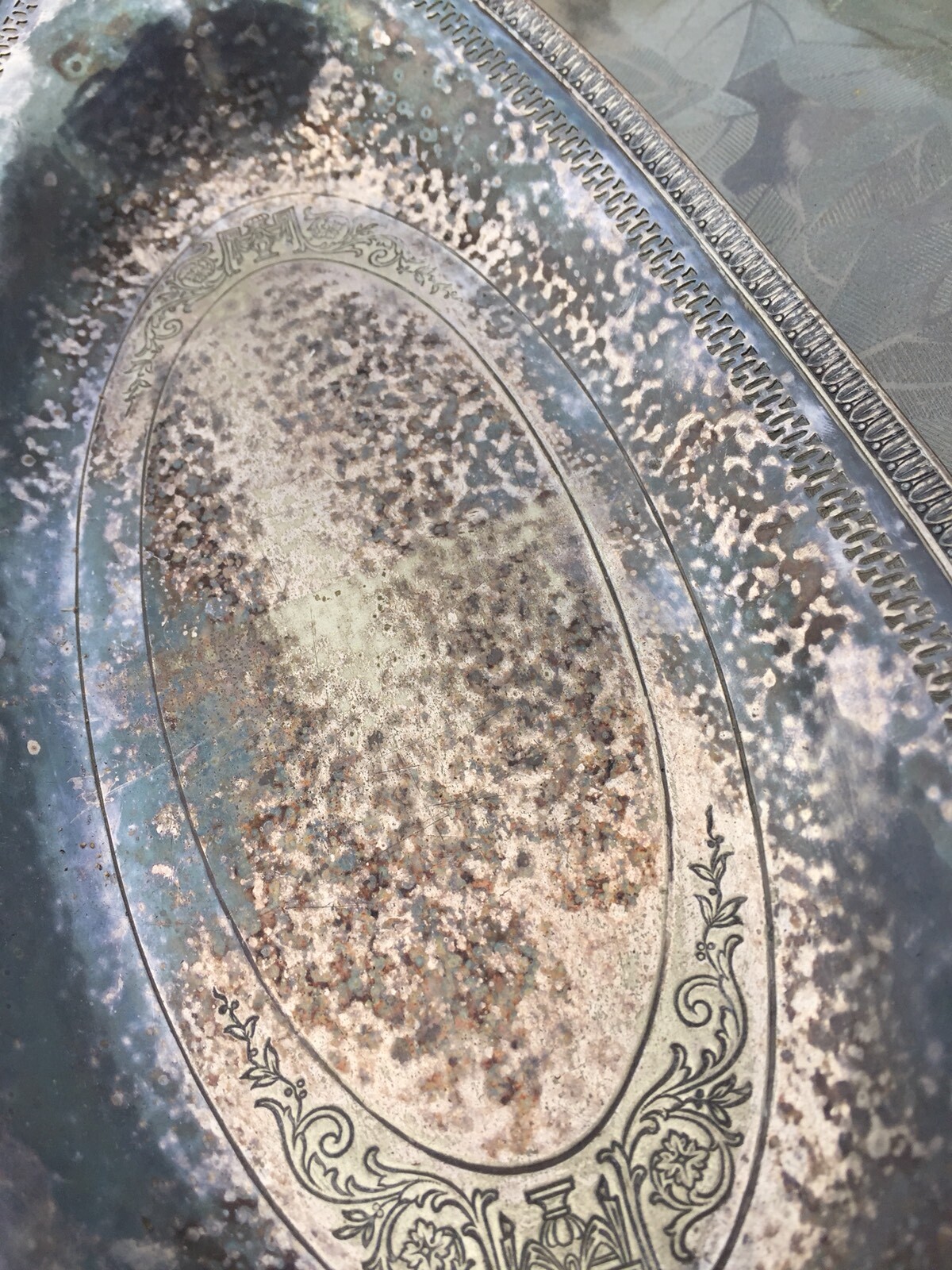 Meridian Silver Plate Antique Tray eBay