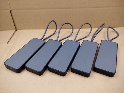 LOT of (5) HP HSA-Q001PR USB-C Mini Docking Station 935327-001     