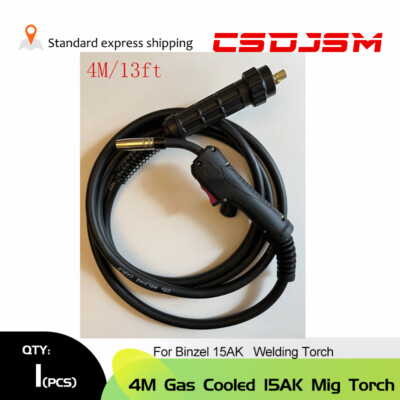 1pcs 4M/13ft MB15 15AK For Binzel European Torch Mig Gun High Quality 002.0597
