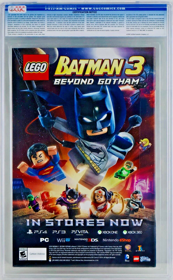 Robin Rises: Alpha #1 CGC 9.8 White Pages D.C. Comics 2015 NM/MT No ...