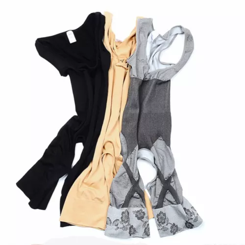 Herren Ganzkörper Shaper Kompression Schlankheitsanzug Shapewear Taille Trainer Body - Bild 8 von 15