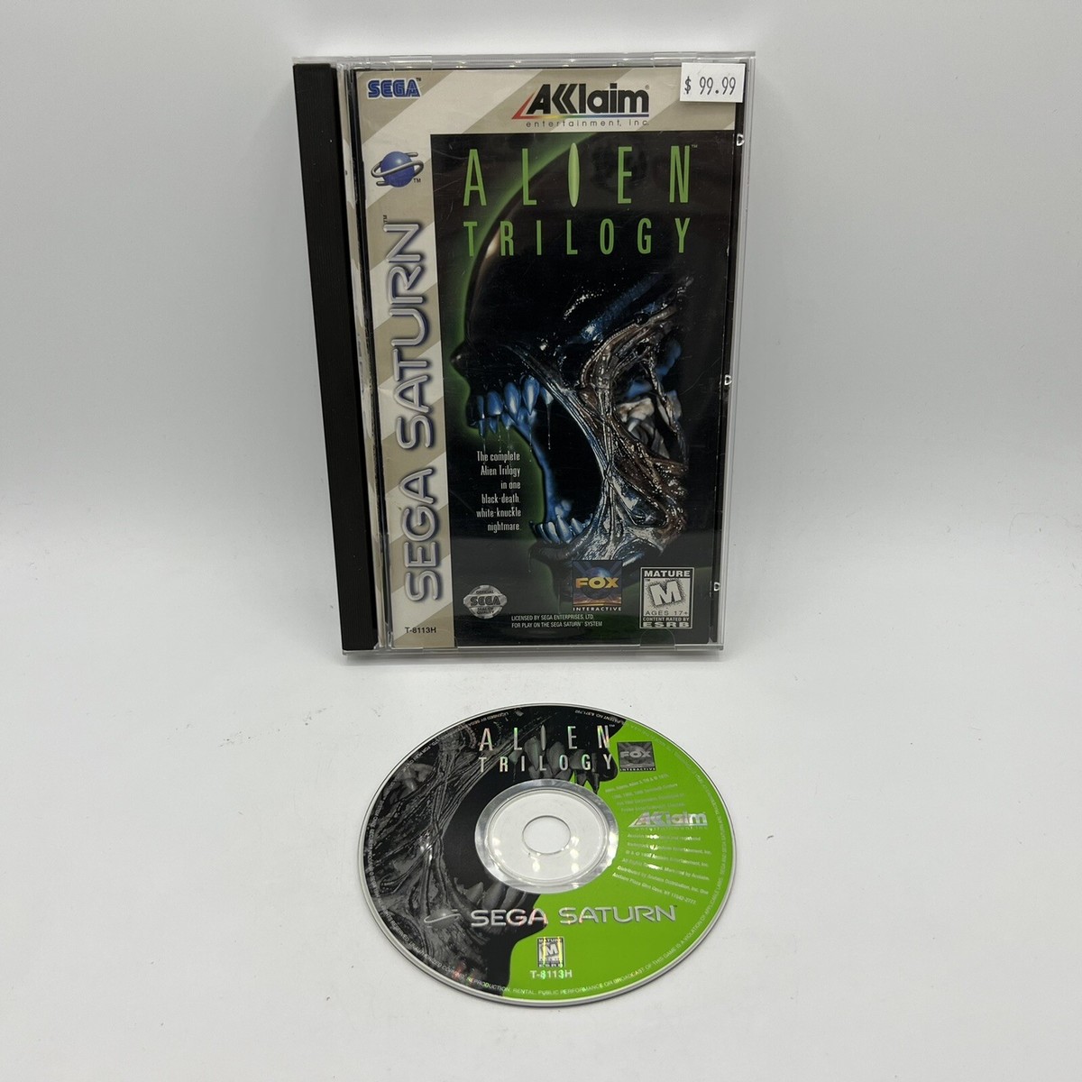 Sega Saturn Alien Trilogy CIB Complete Authentic Tested & Working