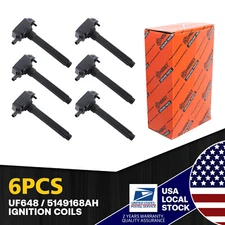 New 6Pcs Ignition coils For Jeep Cherokee 2014-2022 UF648 5149168AH 05149168AD