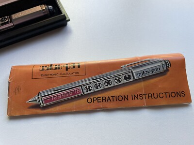 Calcu Pen LED, Vintage Satolex Calculator | eBay