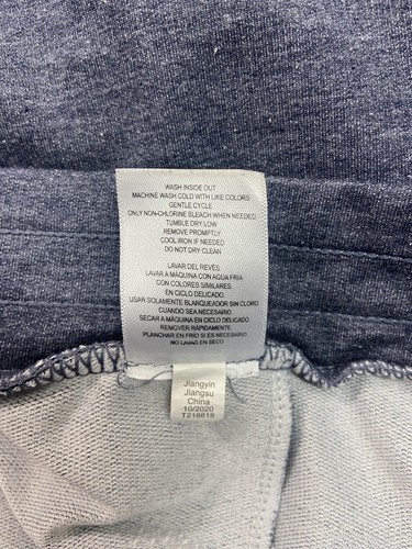 32 Degrees Cool Shorts Girls Size L 14/16 Blue Stretchy Pull On Knit Tie Heather - Picture 6 of 6