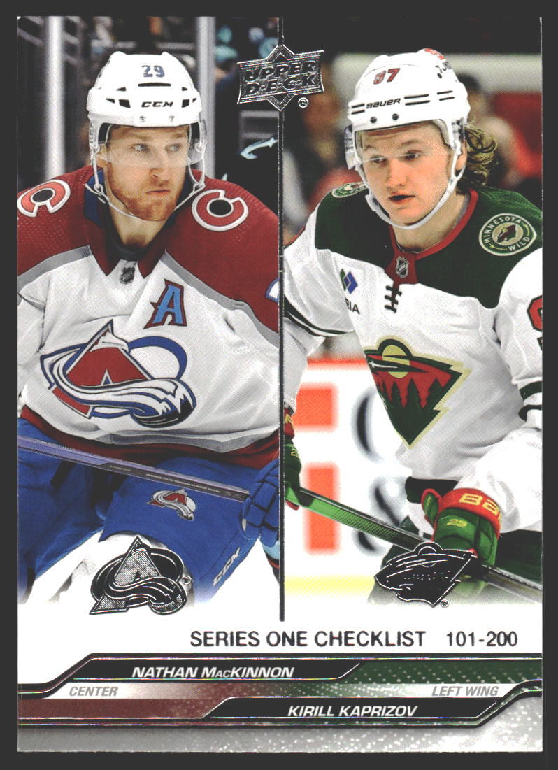 Nathan MacKinnon / Kirill Kaprizov #200 2023-24 Upper Deck