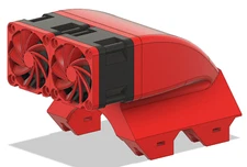 For XMaxx fits X Maxx Cooling Fan Mount with Fan Covers! 40MM fans fits Traxxas