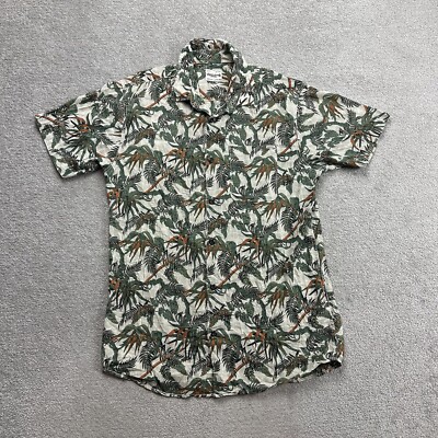 HAWAII Hemd Hawaiishirt Floral G-M Magnum Rockabilly Hawaiianer Aloha 0315 Grün