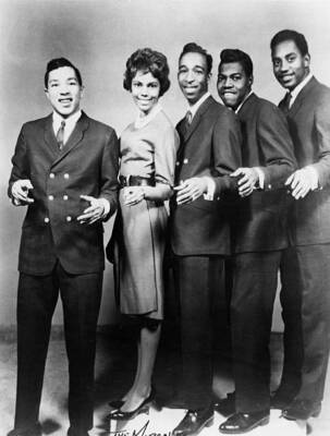 Pete Moore And Ronald White And Miracles Smokey Robinson 1970s OLD PHOTO