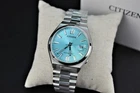 Citizen Automatic ice Blue Sapphire Glass Mens Watch NJ0151-88M