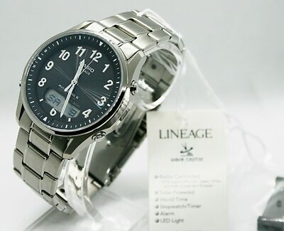   Casio LCW-M100TSE-1A2ER Wave Ceptor Titan Uhr  Funk-Solar  