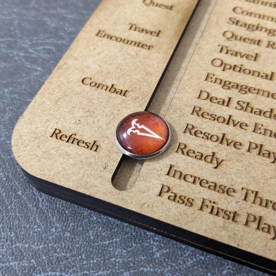 The Lord of the Rings The Card Game Inspired Magnetic Round Tracker Board - Image 4 of 4