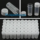 100Pcs 5ml Volume Plastic Small Bottle Vial Storage  Sample Collection #U78 YG