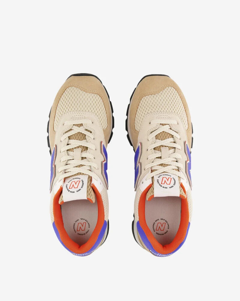 New Balance 574 Rugged Sneakers Sand Beige Brown Blue