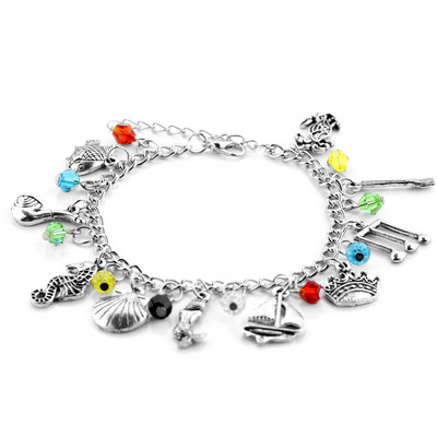 THE LITTLE MERMAID THEMED CHARM BRACELET disney