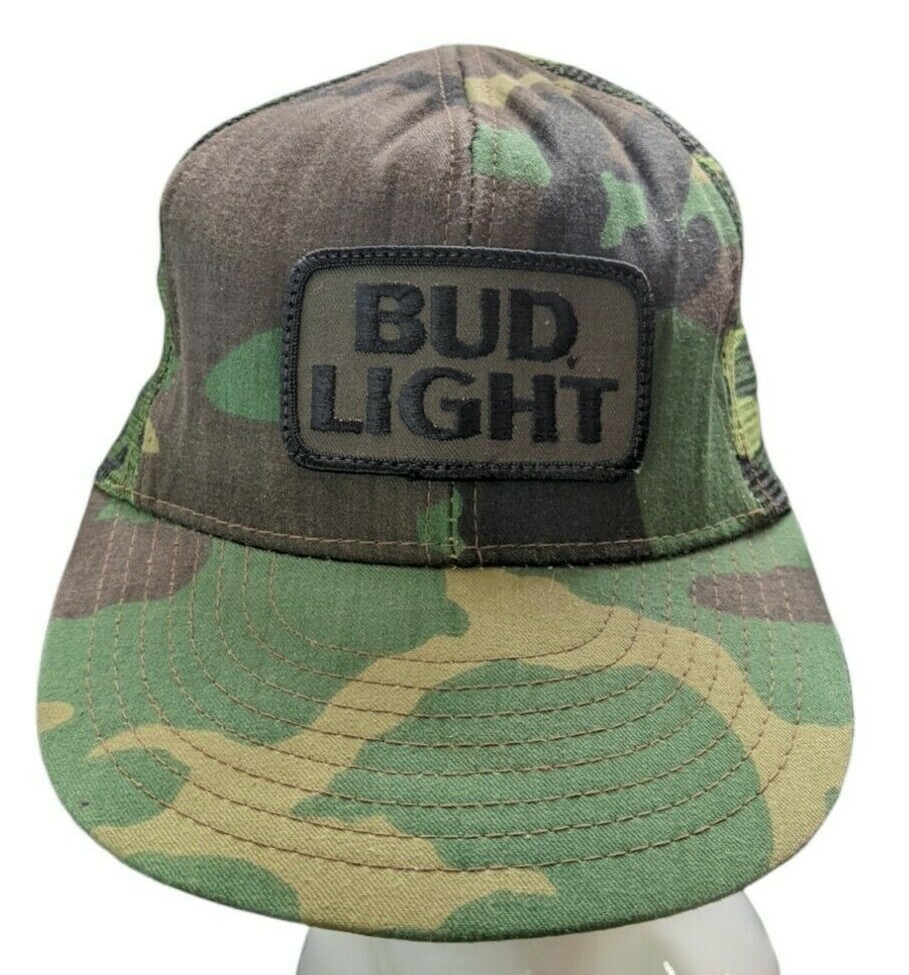 Vintage Bud Light Snapback Trucker Hat 