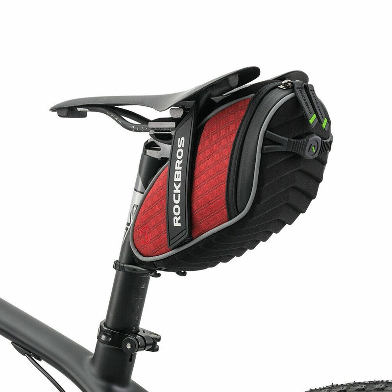 ROCKBROS Bike Seat Bag Bicycle Saddle Bag Under Seat 3D Shell Cycling Seat Pack