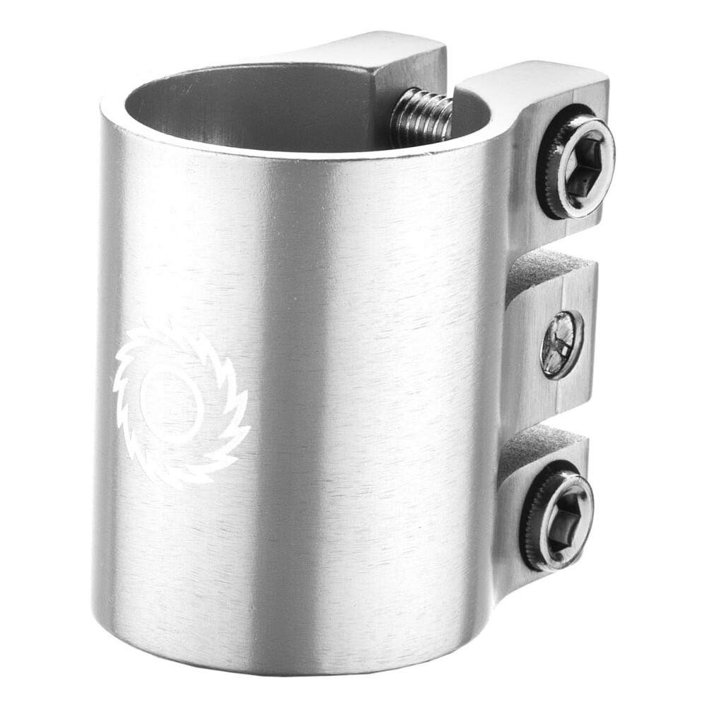 RAZOR ULTRA PRO TRIPLE HEAD CLAMP SILVER FOR 31.8MM DIAMETER SCOOTER HANDLEBARS