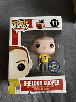 Sheldon Cooper 11 Hawkman Shirt 2012 SDCC Funko Pop Vinyl Figur