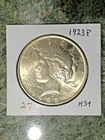1923-P  Peace Silver Dollar Luster Gem MS BU Choice Philly Mint